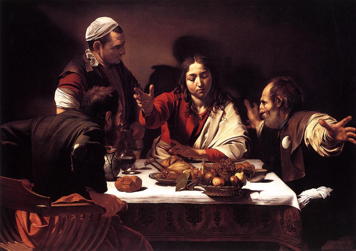 Caravaggio The Supper at Emmaus